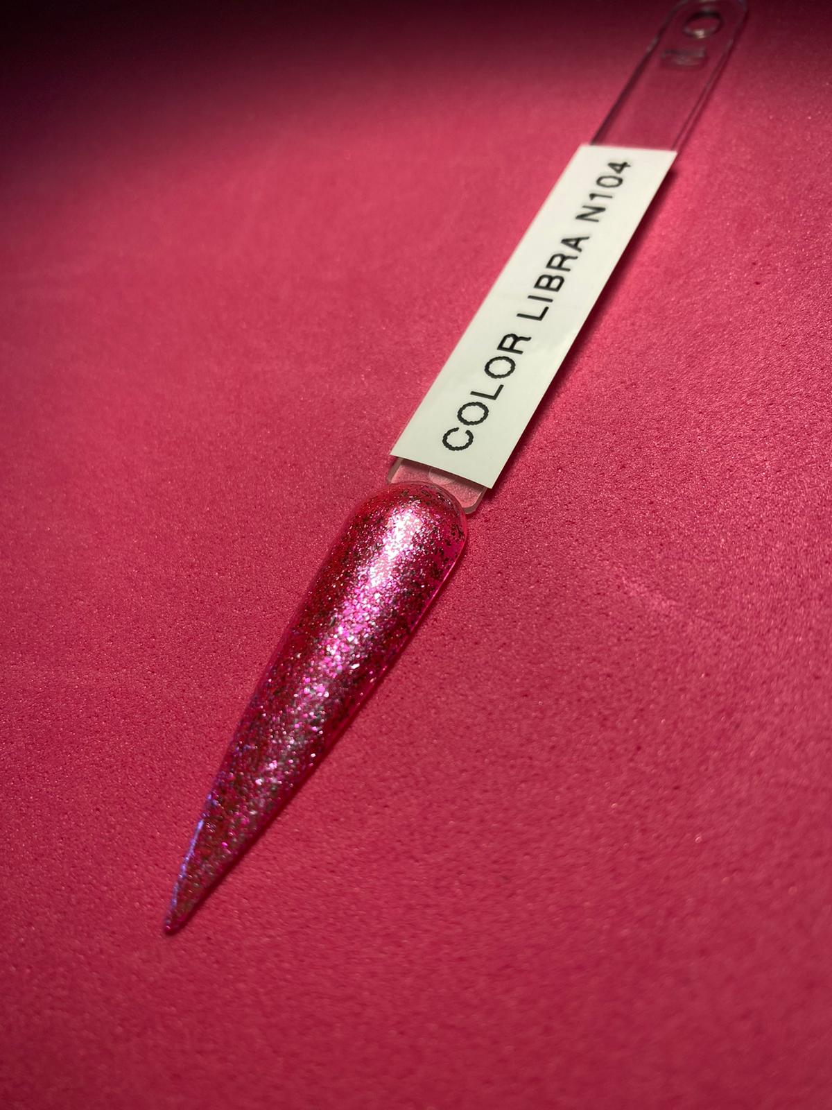 COLOR LIBRA N° 104 - Gel polish ad alta pigmentazione per una copertura intensa