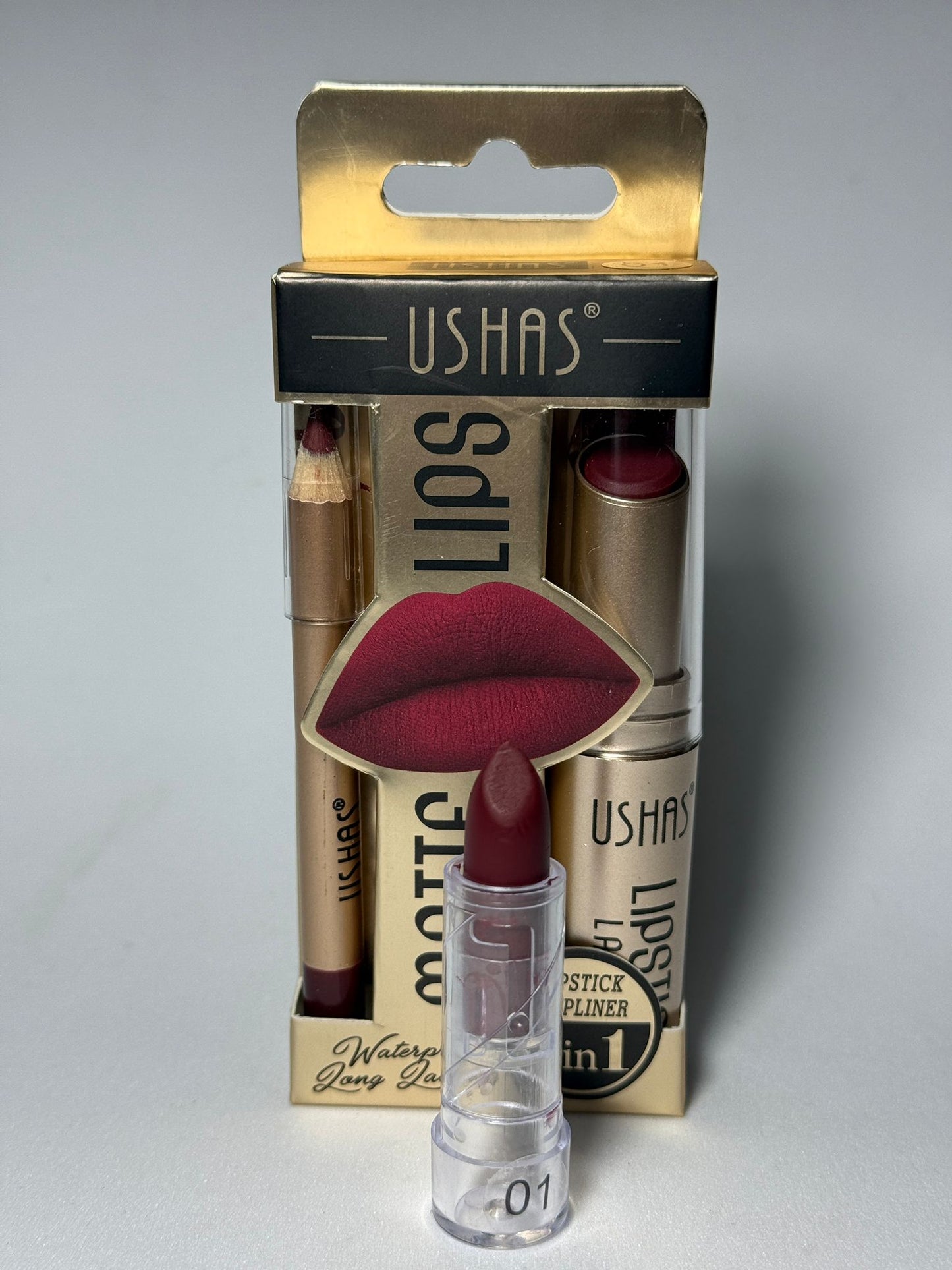 SET 2 IN 1 ROSSETTO MATTE - MATITA LABBRA n°1