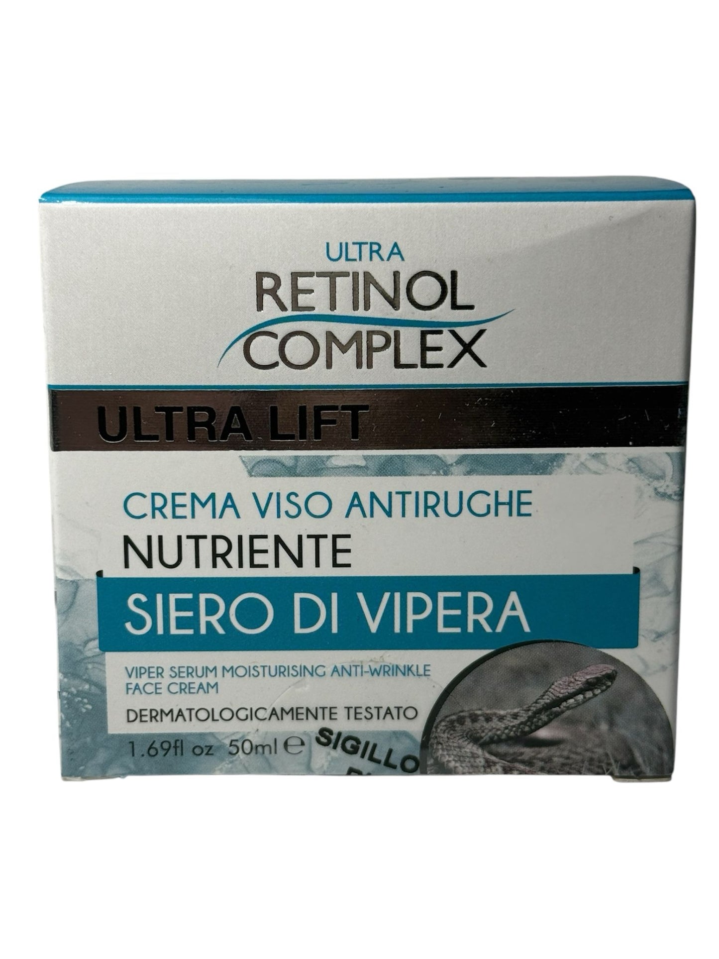 CREMA VISO ANTIRUGHE AL SIERO DI VIPERA