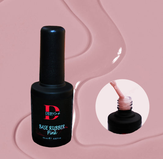 BASE RUBBER PINK - Base autolivellante, color rosa naturale