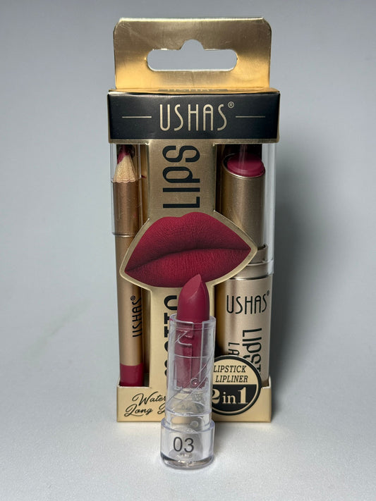 SET 2 IN 1 ROSSETTO MATTE - MATITA LABBRA n°3